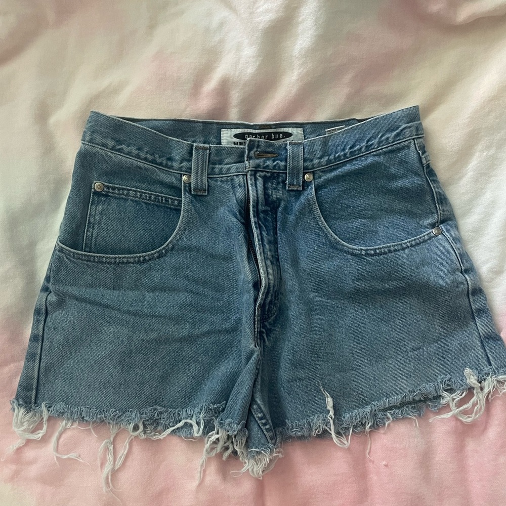 Vintage Anchor Blue "Beyond Baggy" Cutoff Denim Shorts